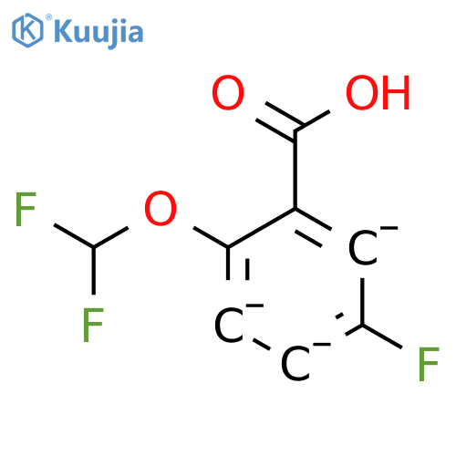 2-(Difluoromethoxy)-5-fluorobenzoic acid structure