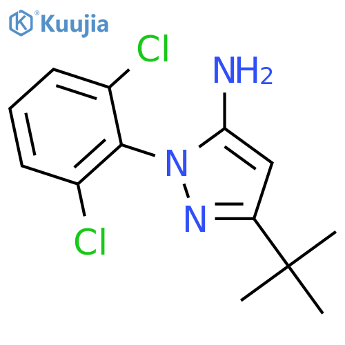 5-tert-Butyl-2-(2,6-dichloro-phenyl)-2H-pyrazol-3-ylamine structure