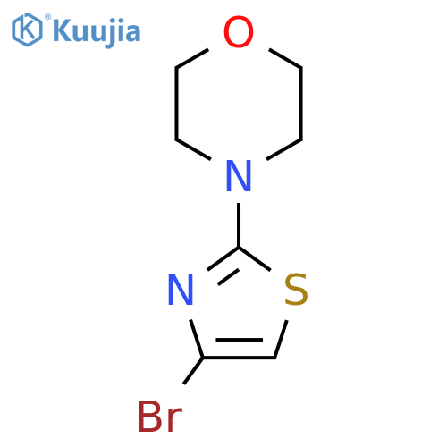 4-(4-bromo-1,3-thiazol-2-yl)morpholine structure