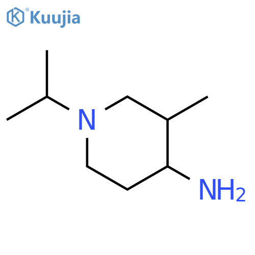1-Isopropyl-3-methylpiperidin-4-amine structure