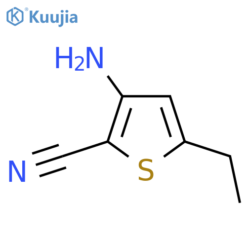 3-Amino-2-cyano-5-ethylthiophene structure