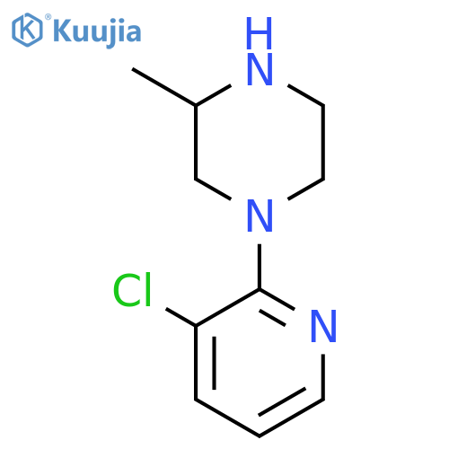 1-(3-Chloropyridin-2-yl)-3-methylpiperazine structure