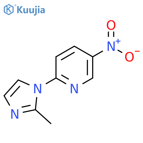2-(2-Methyl-imidazol-1-yl)-5-nitro-pyridine structure