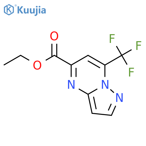 ethyl 7-(trifluoromethyl)pyrazolo[1,5-a]pyrimidine-5-carboxylate structure