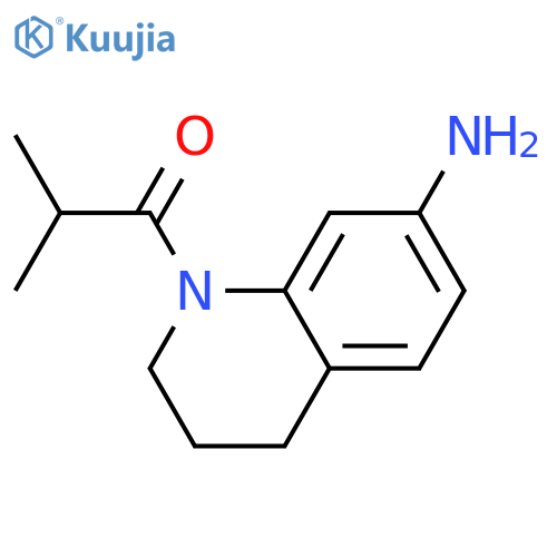 1-(7-amino-1,2,3,4-tetrahydroquinolin-1-yl)-2-methylpropan-1-one structure