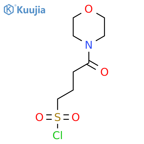4-(Morpholin-4-yl)-4-oxobutane-1-sulfonyl Chloride structure