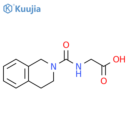 2-(1,2,3,4-Tetrahydroisoquinoline-2-carbonyl)aminoacetic Acid structure
