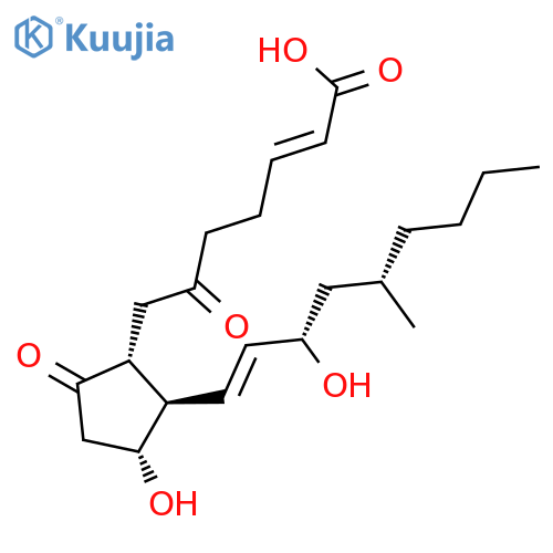 Prosta-2,13-dien-1-oic acid, 11,15-dihydroxy-17,20-dimethyl-6,9-dioxo-, (2E,11a,13E,15S,17S)- structure
