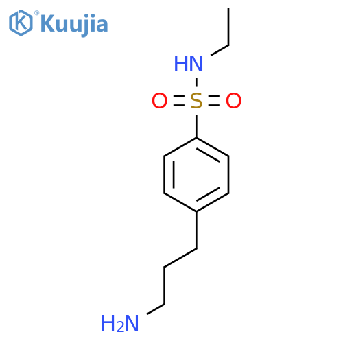4-(3-aminopropyl)-N-ethylbenzenesulfonamide structure