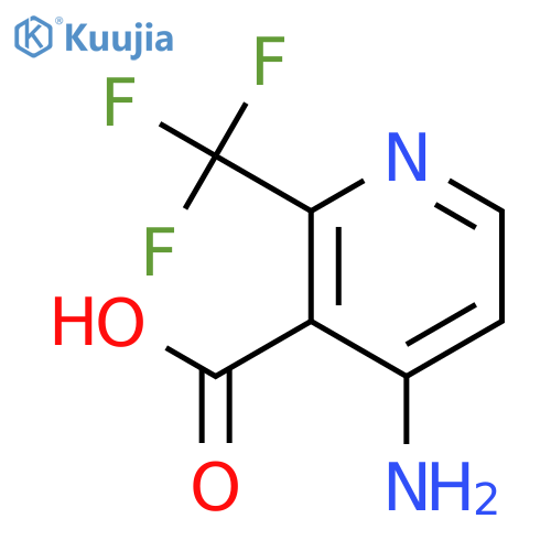 4-Amino-2-(trifluoromethyl)pyridine-3-carboxylic Acid structure