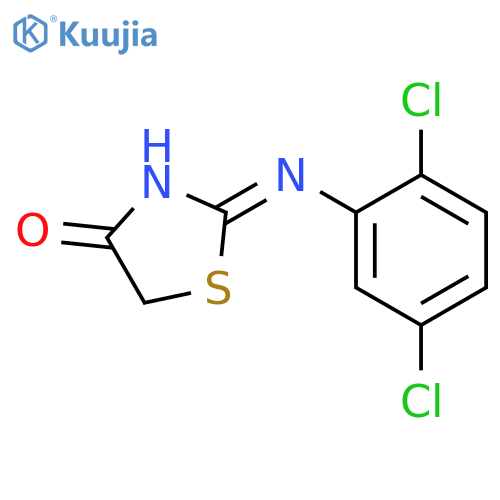 2-(2,5-dichlorophenyl)imino-1,3-thiazolidin-4-one structure