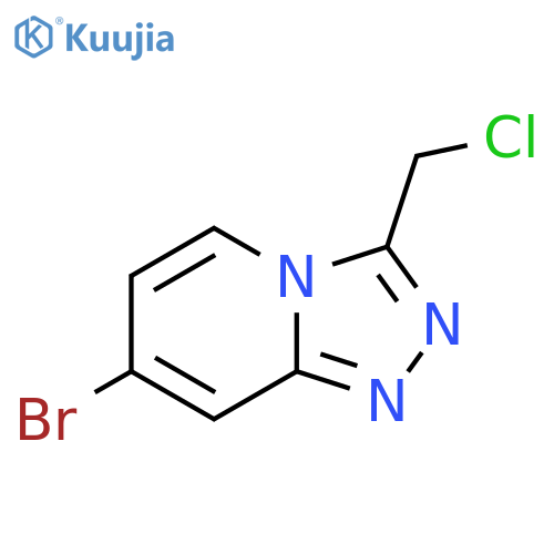 7-Bromo-3-(chloromethyl)-1,2,4triazolo4,3-apyridine structure