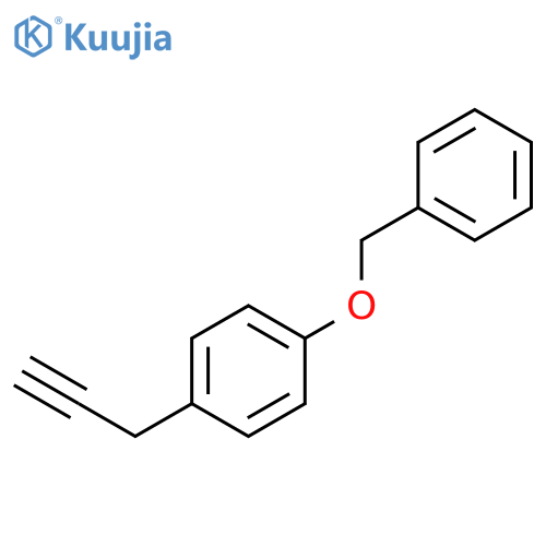 1-(benzyloxy)-4-(prop-2-yn-1-yl)benzene structure