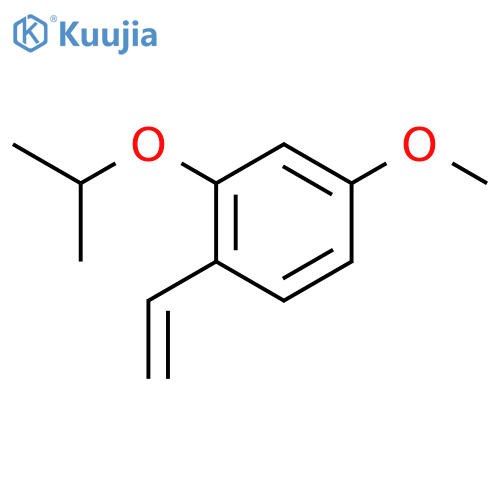Benzene,1-ethenyl-4-methoxy-2-(1-methylethoxy)- structure