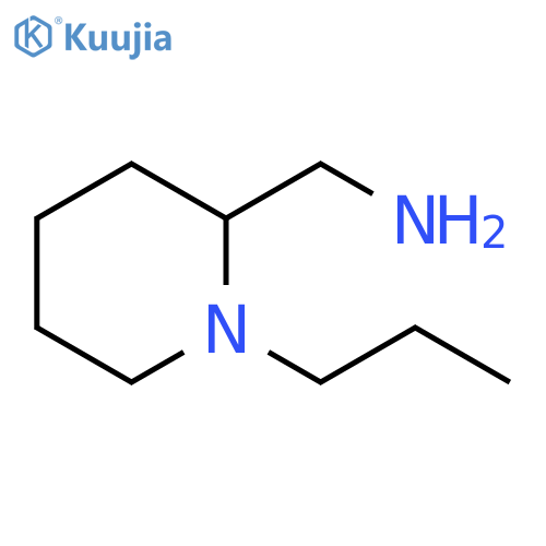 (1-propylpiperidin-2-yl)methanamine structure