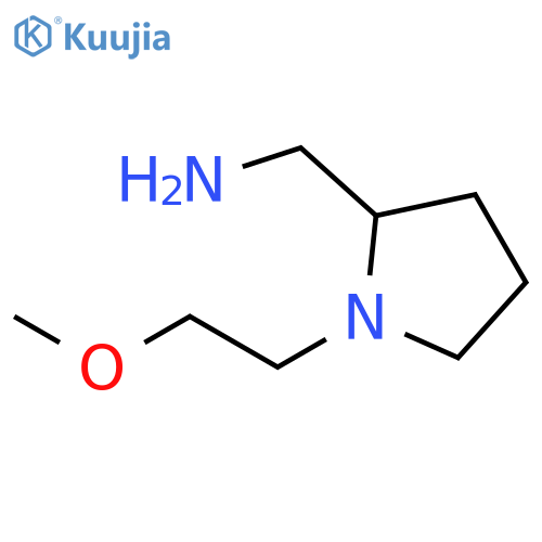 [1-(2-methoxyethyl)pyrrolidin-2-yl]methanamine structure