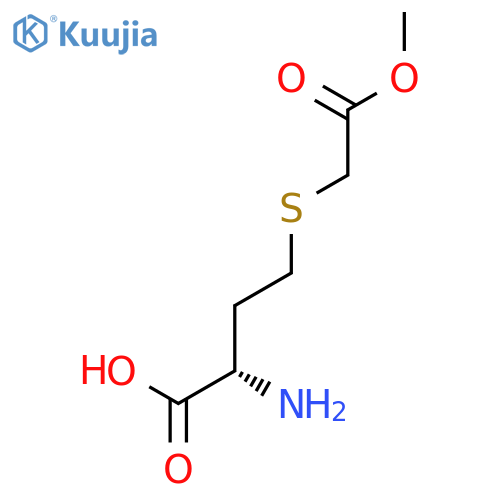 2-amino-4-(2-methoxy-2-oxoethyl)sulfanylbutanoic acid structure