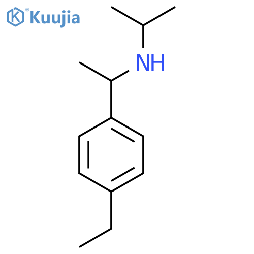 1-(4-ethylphenyl)ethyl(propan-2-yl)amine structure