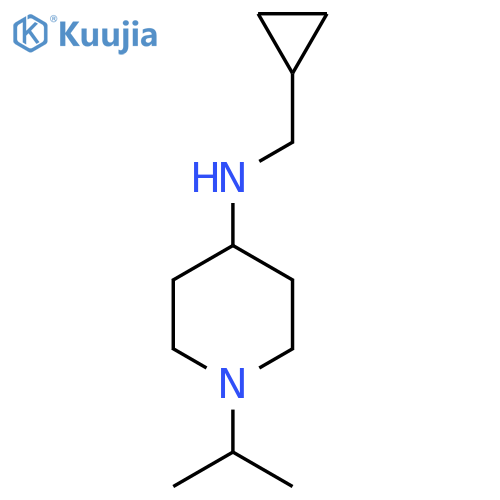 N-(Cyclopropylmethyl)-1-(propan-2-yl)piperidin-4-amine structure