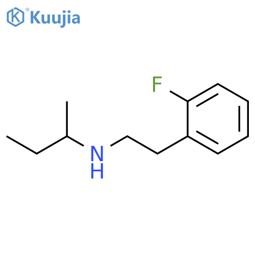 (butan-2-yl)2-(2-fluorophenyl)ethylamine structure