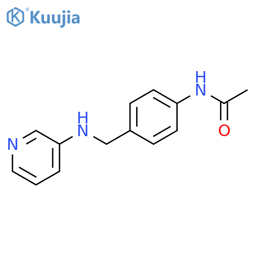 Acetamide, N-[4-[(3-pyridinylamino)methyl]phenyl]- structure