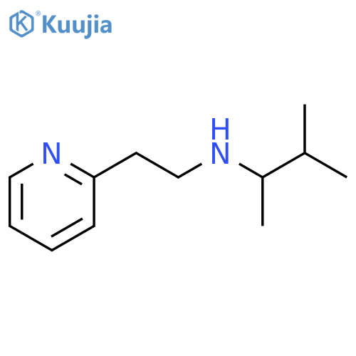 (3-methylbutan-2-yl)[2-(pyridin-2-yl)ethyl]amine structure