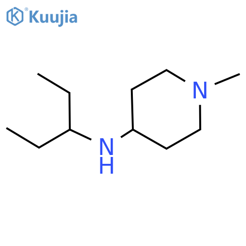 1-methyl-N-(pentan-3-yl)piperidin-4-amine structure