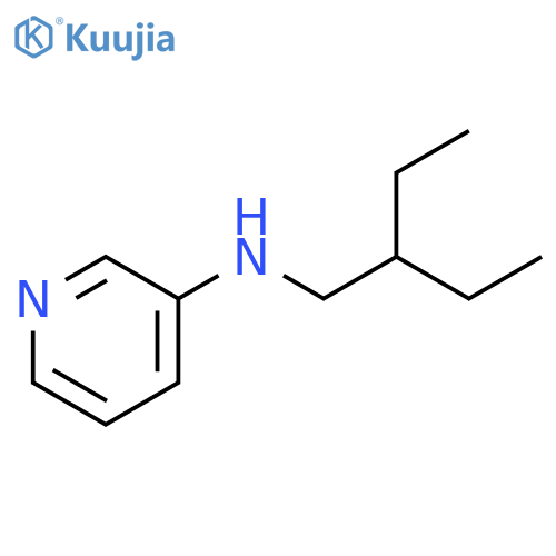 N-(2-ethylbutyl)pyridin-3-amine structure