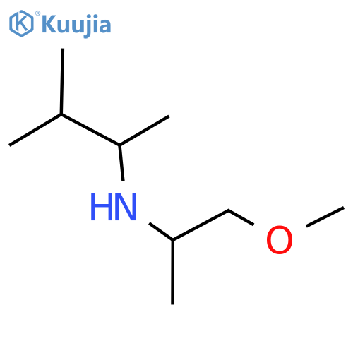 (1-Methoxypropan-2-yl)(3-methylbutan-2-yl)amine structure