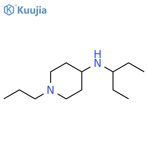 N-(pentan-3-yl)-1-propylpiperidin-4-amine structure