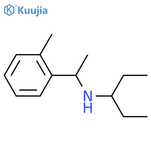 1-(2-methylphenyl)ethyl(pentan-3-yl)amine structure