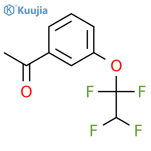 1-3-(1,1,2,2-Tetrafluoroethoxy)phenylethanone structure