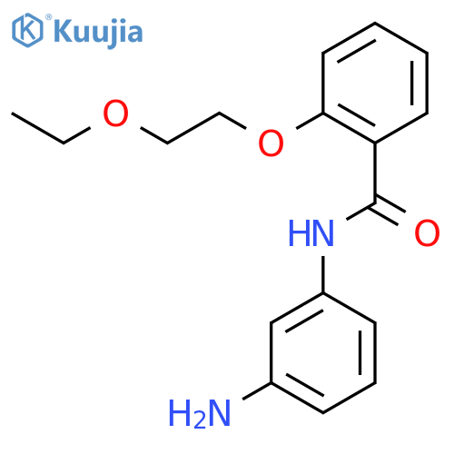 N-(3-Aminophenyl)-2-(2-ethoxyethoxy)benzamide structure