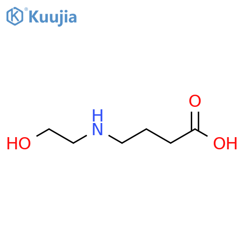 4-(2-hydroxyethyl)aminobutanoic acid structure