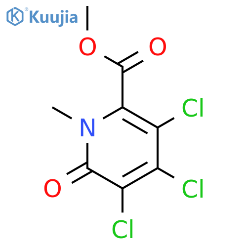 Methyl 3,4,5-trichloro-1-methyl-6-oxo-1,6-dihydropyridine-2-carboxylate structure