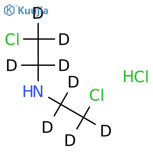 Bis(2-chloroethyl)-d8-amine HCl structure