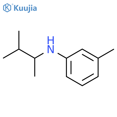 3-methyl-N-(3-methylbutan-2-yl)aniline structure