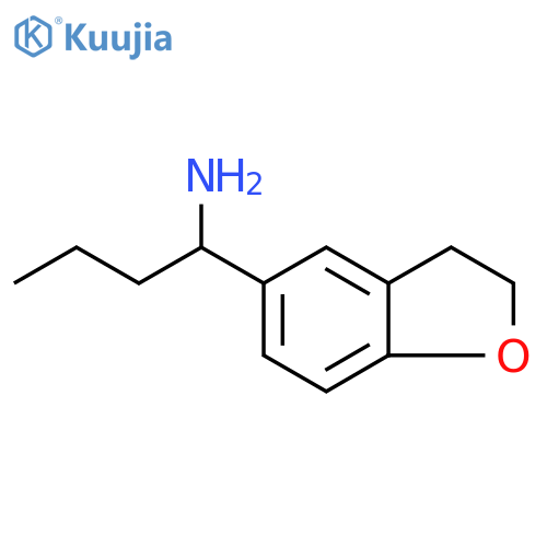 1-(2,3-dihydro-1-benzofuran-5-yl)butan-1-amine structure