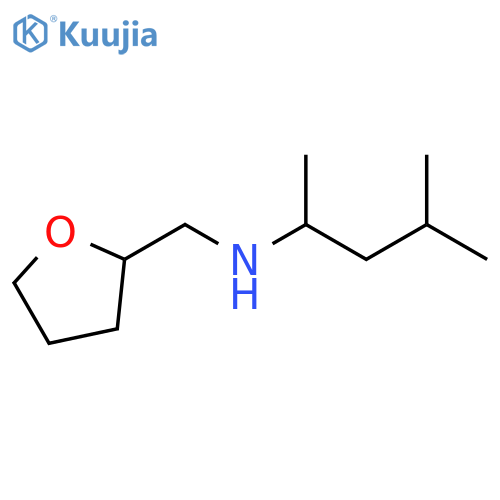 (4-methylpentan-2-yl)[(oxolan-2-yl)methyl]amine structure