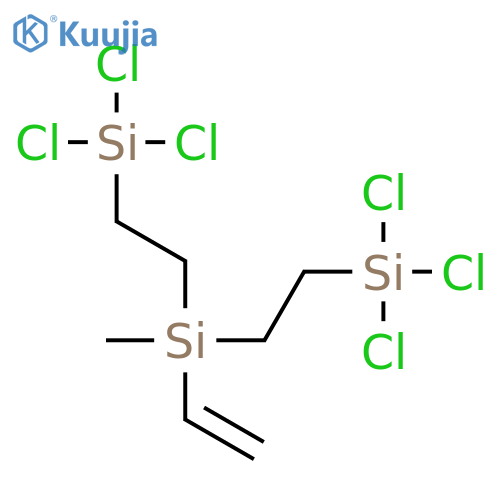 Silane, ethenylmethylbis[2-(trichlorosilyl)ethyl]- structure
