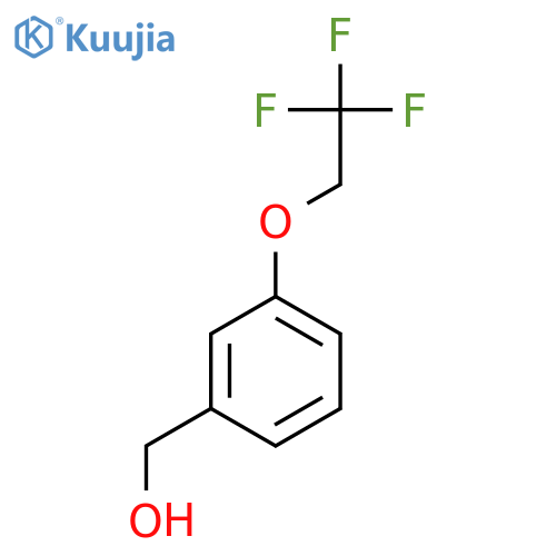 3-(2,2,2-Trifluoroethoxy)phenylmethanol structure