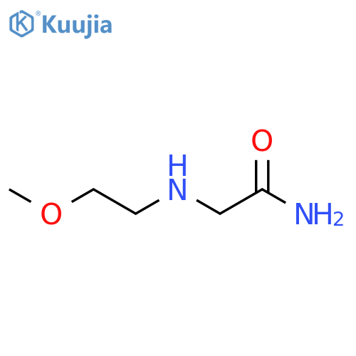 Acetamide, 2-[(2-methoxyethyl)amino]- structure