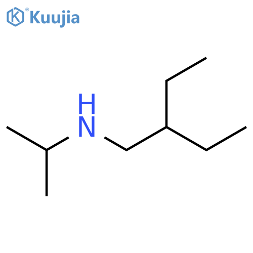 (2-ethylbutyl)(propan-2-yl)amine structure