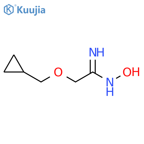 2-(cyclopropylmethoxy)-N'-hydroxyethanimidamide structure