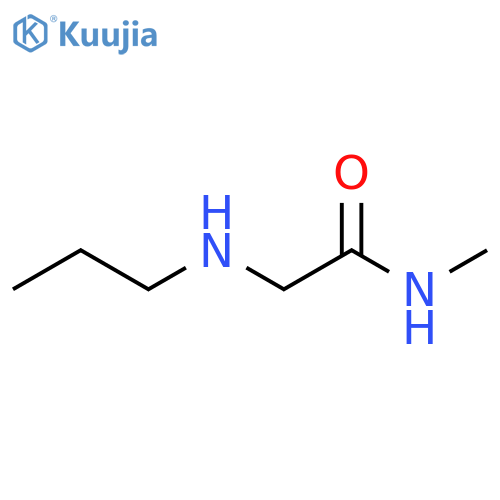 N-methyl-2-(propylamino)acetamide structure