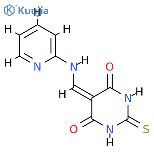 5-{[(pyridin-2-yl)amino]methylidene}-2-sulfanylidene-1,3-diazinane-4,6-dione structure