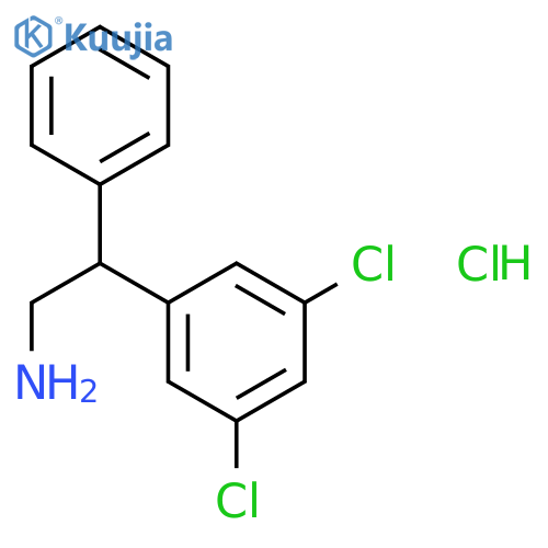 2-(3,5-Dichlorophenyl)-2-phenylethylamine Hydrochloride structure