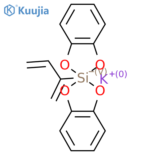 Potassium bis(1,2-benzenediolato)(1,3-butadien-2-yl)silicate, min. structure