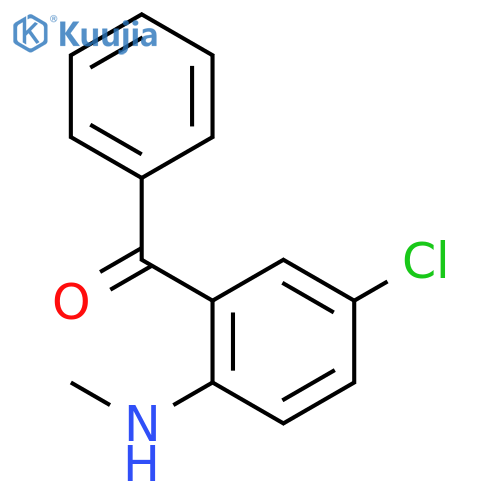 5-Chloro-2-(methylamino)benzophenone structure