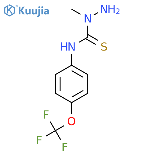 1-Methyl-N-4-(trifluoromethoxy)phenyl-1-hydrazinecarbothioamide structure